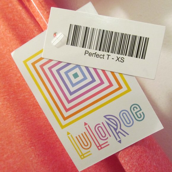LuLaRoe Coral Perfect T Top Size XS - Picture 3 of 8